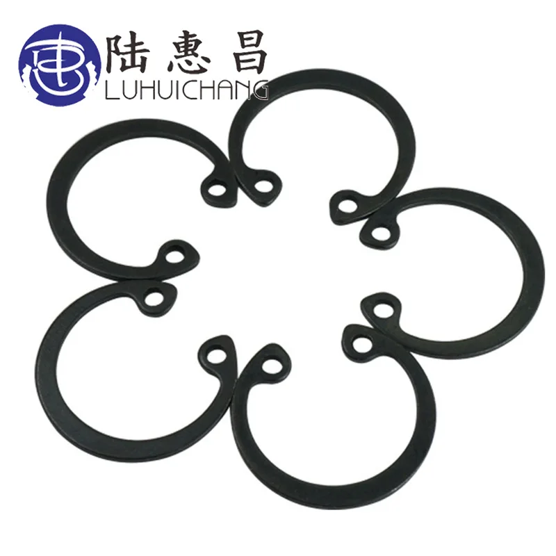 LUCHANG Черная шайба из углеродистой стали C Тип оснастки внутреннее стопорное кольцо вал стопорное кольцо