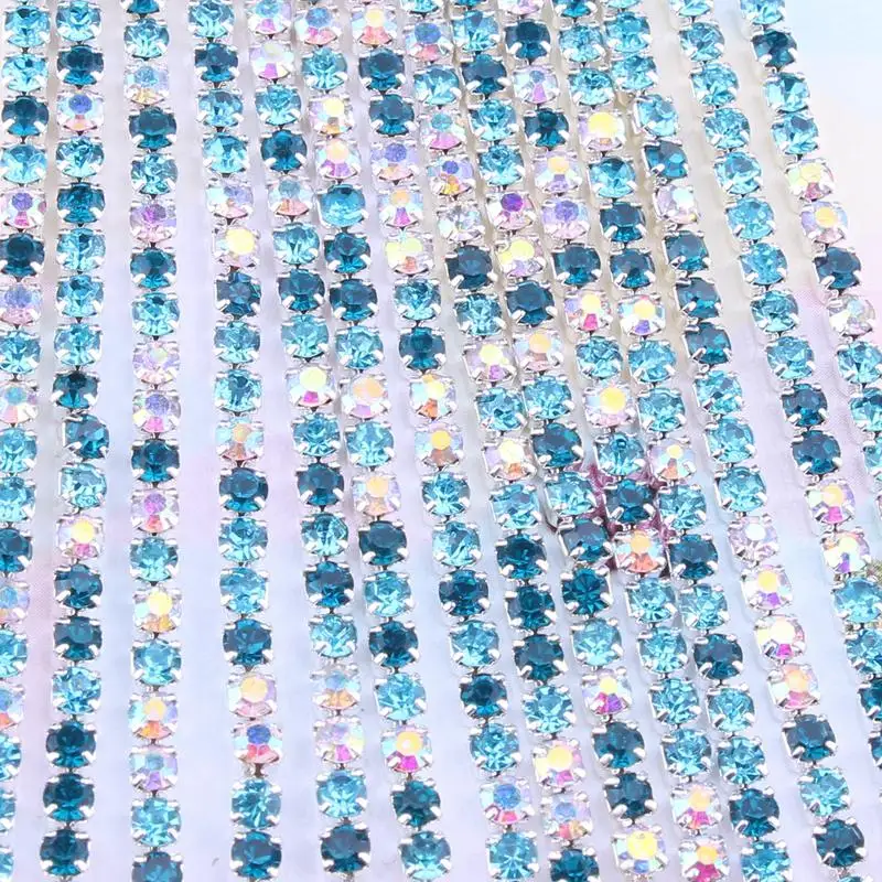 Праджня SS6 с украшением в виде кристаллов Стразы отделкой цепочкой стразы