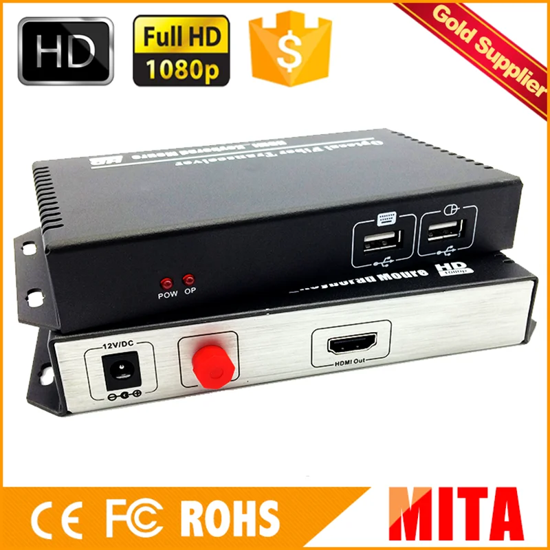 HDMI Оптический KVM трансивер |