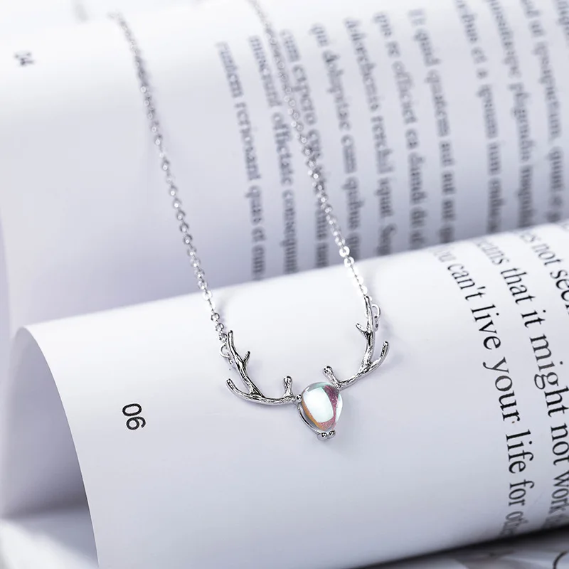 Ожерелья цепочки с подвесками в виде рогов серебро 925 пробы|Ожерелья подвеской| |