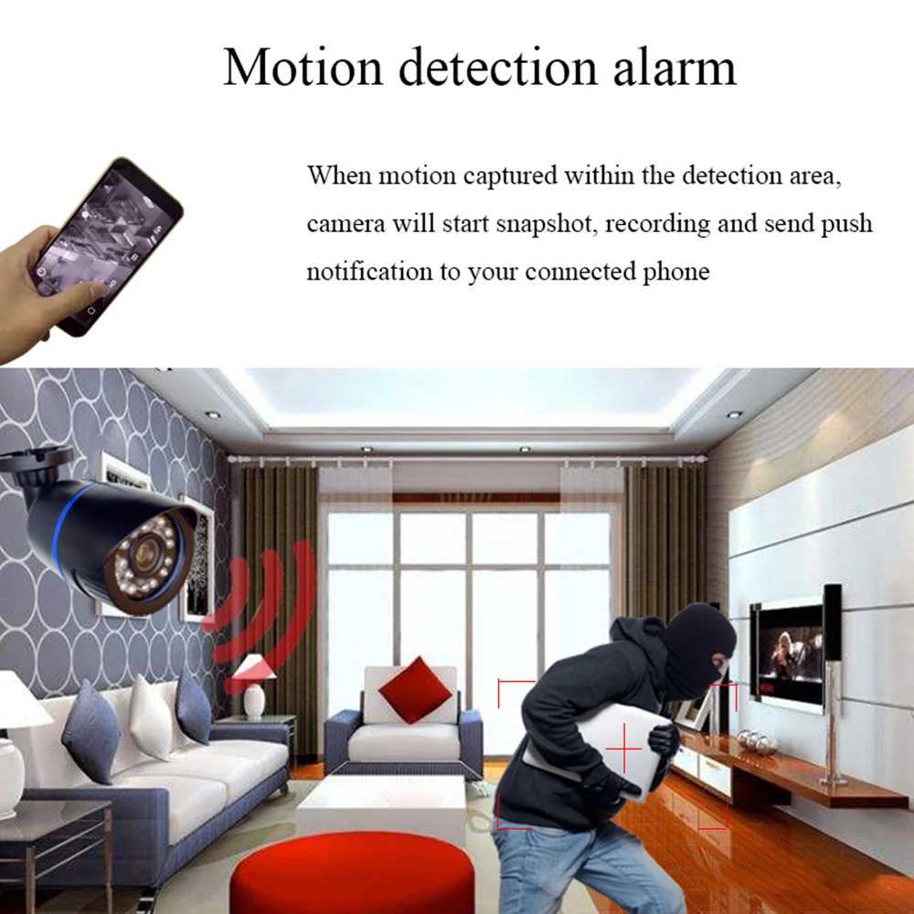 1080P 2MP HD IP камера слот карты Micro SD 720P Onvif CCTV Камера Безопасности ИК Ночное Видение