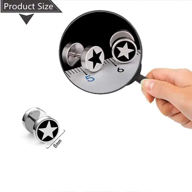 Тренд 1 шт. штанга нержавеющая сталь Серьги пусеты для мам мужские изящные