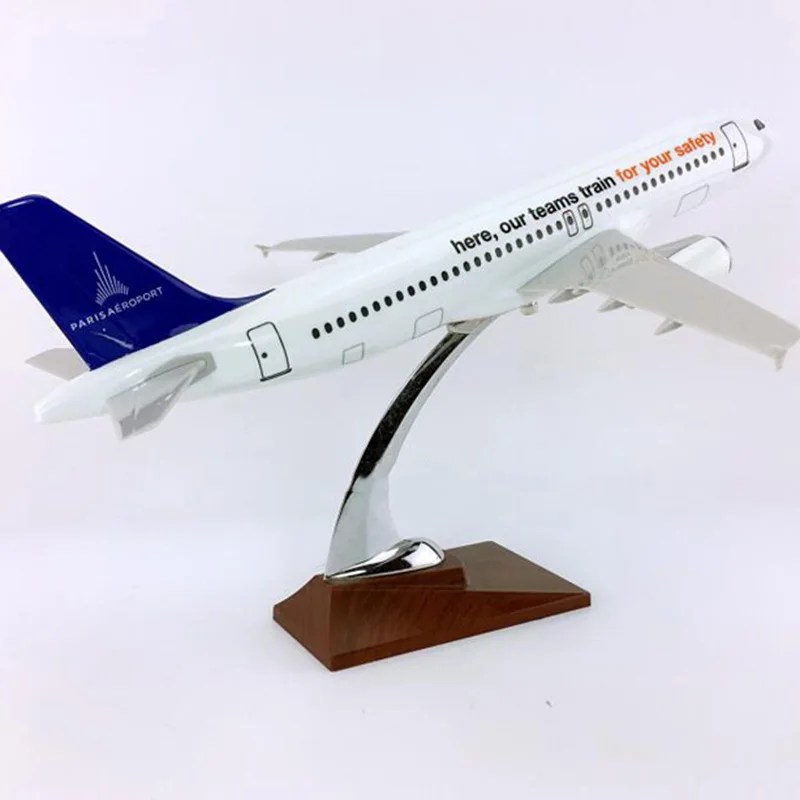 36 см 1: 100 Airbus A320 200 модель AEROPORTS DE PARIS airlines с базовым сплавом самолета Коллекционная