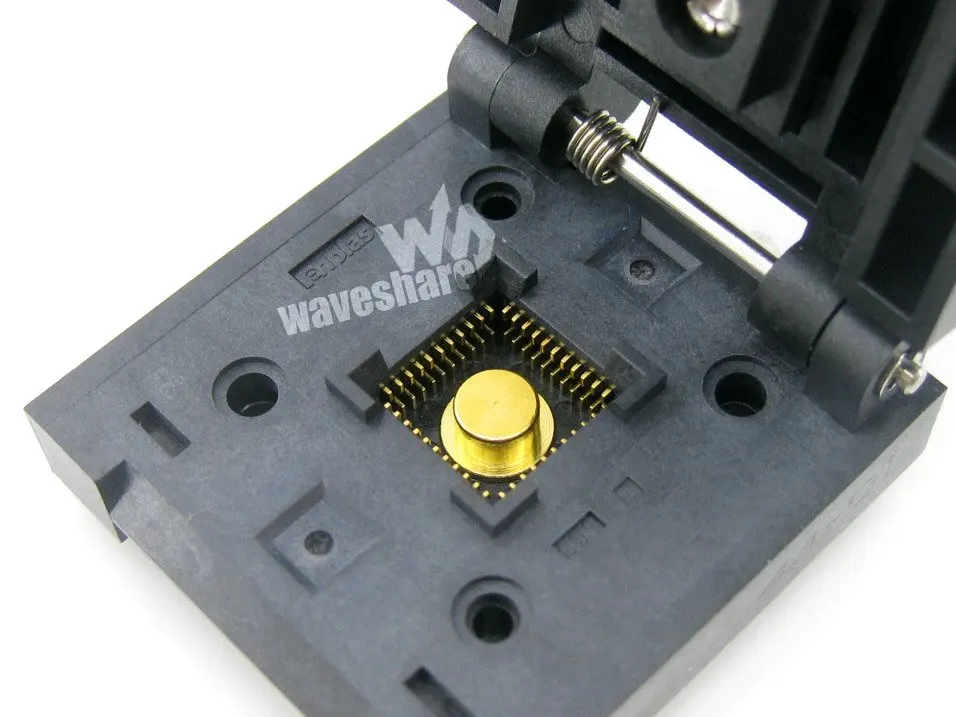 QFN44 MLP44 MLF44 QFN-44BT-0.65-01 QFN Enplas IC Test Socket Adapter 0.65mmPitch Free Shipping | Электроника