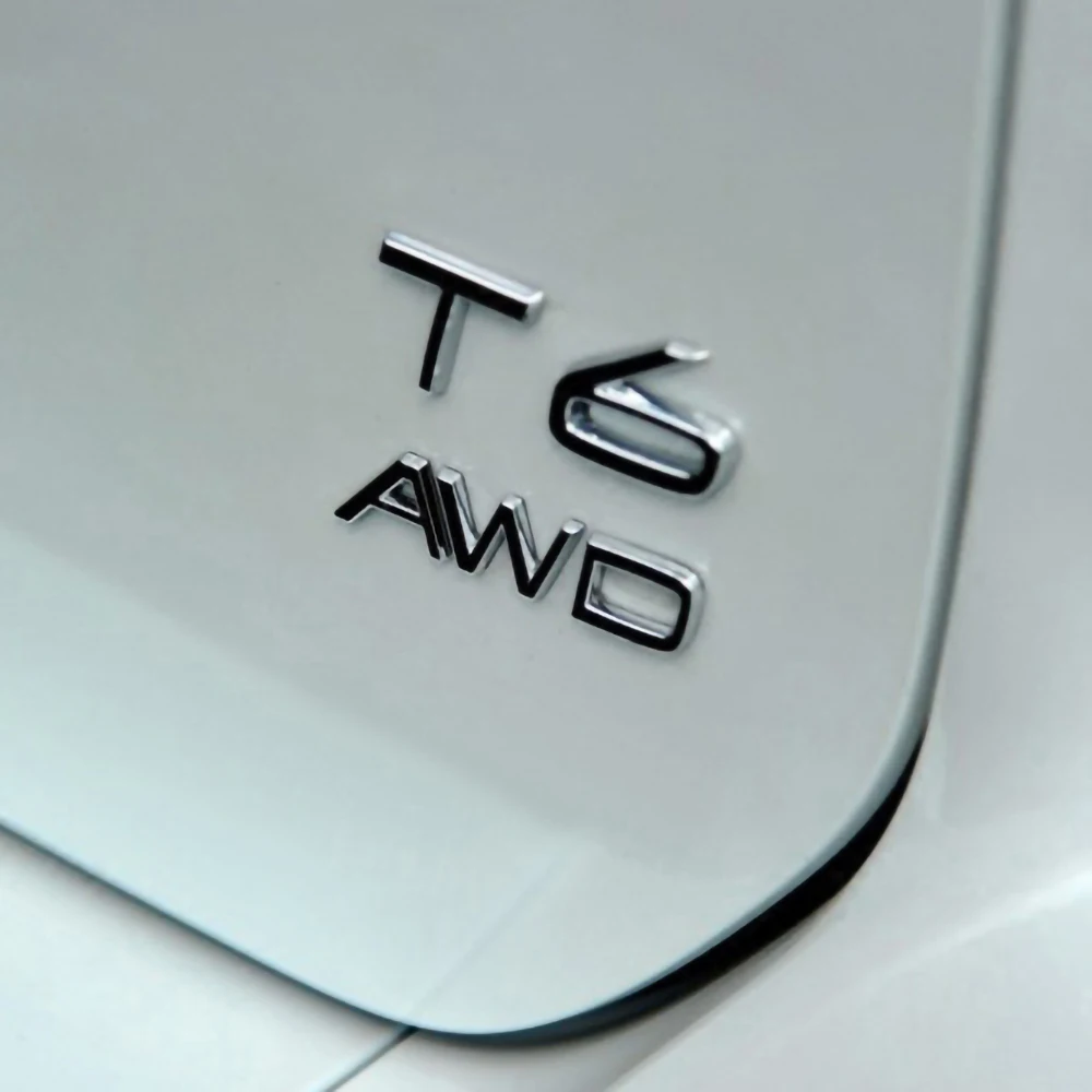 Металлический T5 T6 AWD Знак логотипа 3D автомобиля стикер для Volvo S40 XC90 S60 V60 XC40 C70 авто