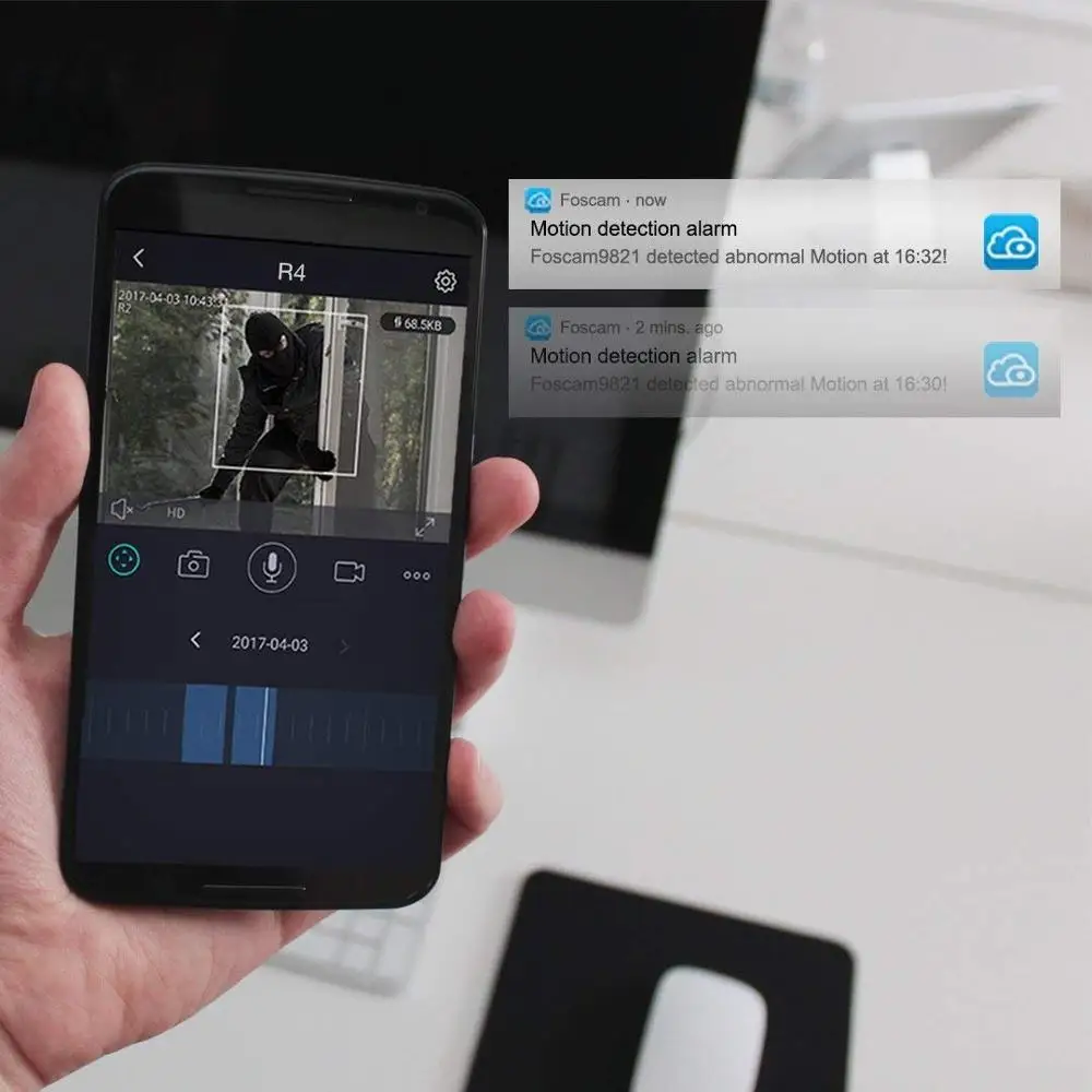Цена IP-камера видеонаблюдения Foscam R4M 4 МП Super HD 2,4G