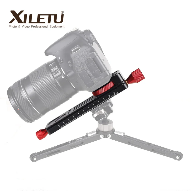 XILETU LCB 16M Mini Macro Photography Rail Slider Настольный портативный слайдер для камеры Time lapse ARCA