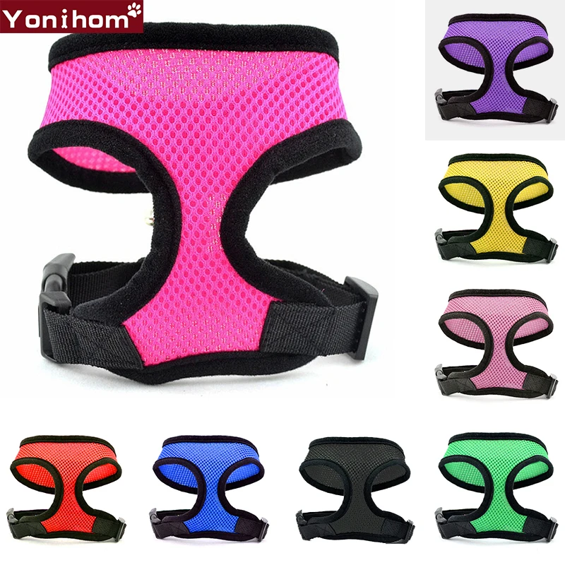 Жилет для собак с воздухопроницаемой сеткой изображением собаки ошейник из