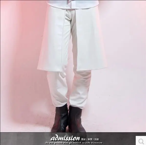 Новинка 2017 мужская одежда 27-44 певец модный звездный стиль dj ds узкие эластичные