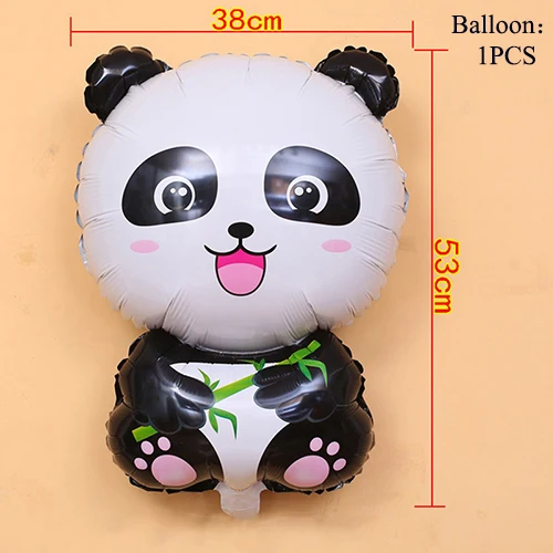 panda big TAOUP Корона воздушные шары-цифры шариковые аксессуары с днем рождения детей шары на день рождения балон гелиевый декор для детского душа - Цвет: panda big