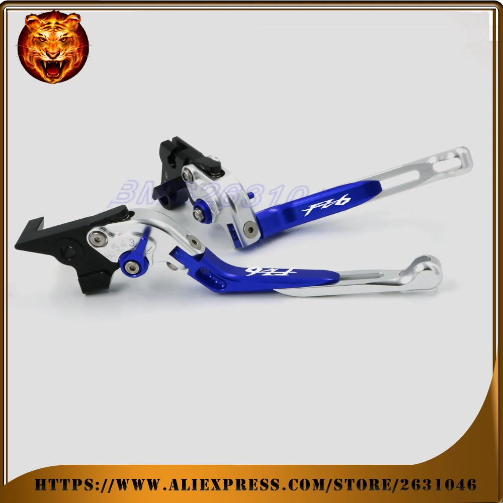 Мотоцикл Регулируемый складной выдвижной тормозной рычаг сцепления для YAMAHA FZ6 FZ6R