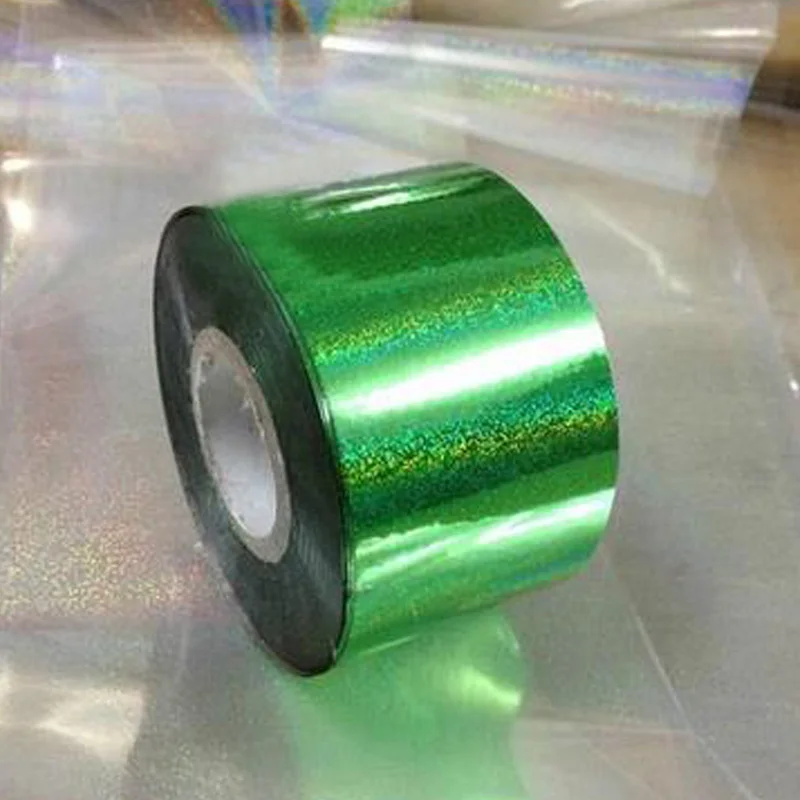 

1Roll 120m*4cm green point NailTransfer Foils Stickers Nail Art Wraps Decals,DIY Nail Beauty Decals Craft Accessories