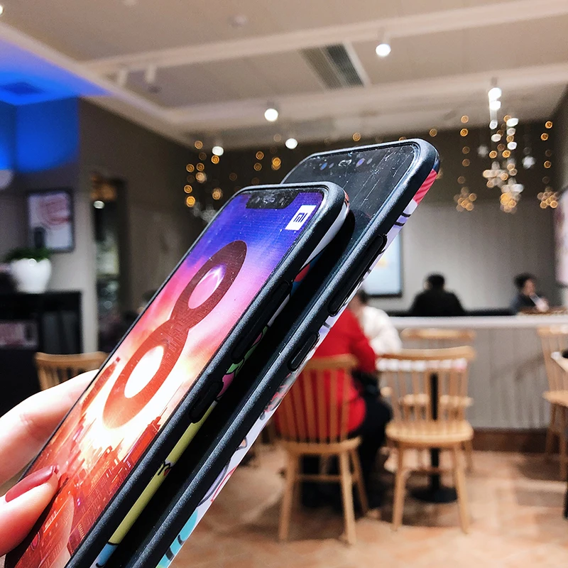 Чехлы для телефонов Xiaomi 6 6X8 9 9SE, милые матовые мягкие чехлы из ТПУ с рисунком Больших Глаз для Redmi Note7, задняя крышка, fundas Capa