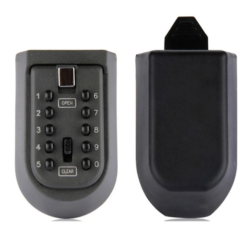 Настенный открытый ящик для хранения ключей 10 цифр комбинация кнопок сейф с