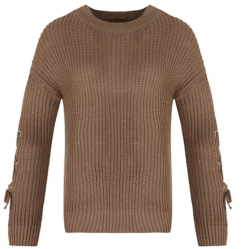 Moosor 2018 New Fashion Autumn Winter Casual Pullover Solid Warm Sweater O-Neck Women Tops Shirt Sweaters Pullovers | Женская одежда