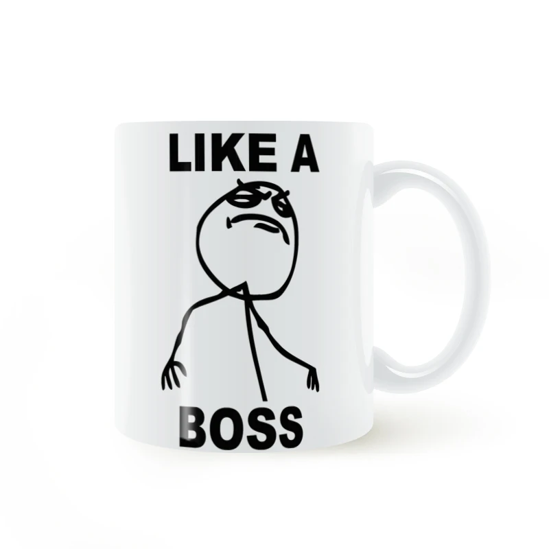Как Босс меме Кружка Кофе Молоко керамическая чашка креативные DIY подарки