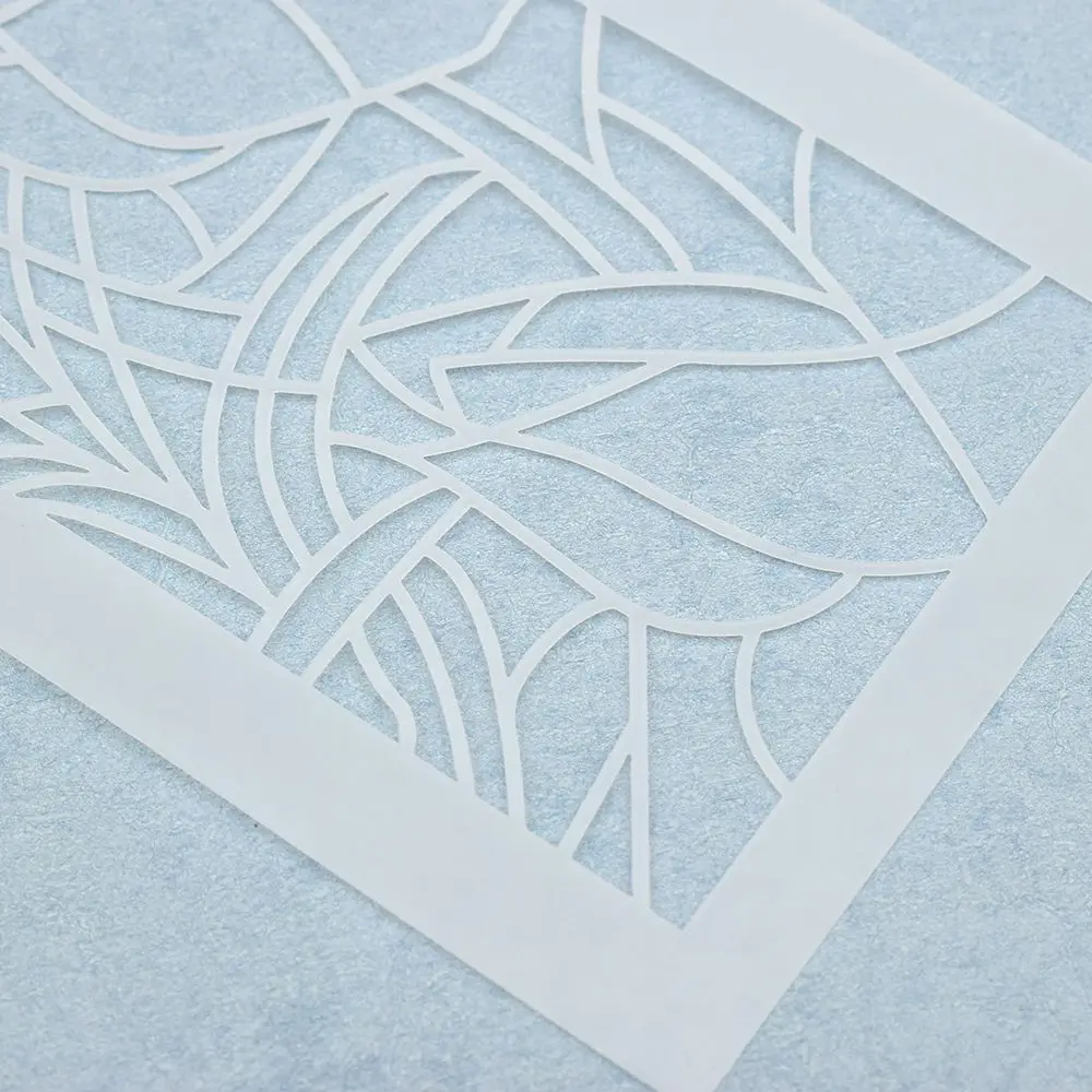 1 шт. с красивыми лепестками в форме цветка многоразовые трафареты аэрограф