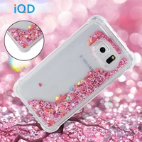 iqd glitter case for samsung galaxy s9 s8 plus s7 s6 edge s5 cover soft bling luxury sparkle heart quicksand rhinestone cases
