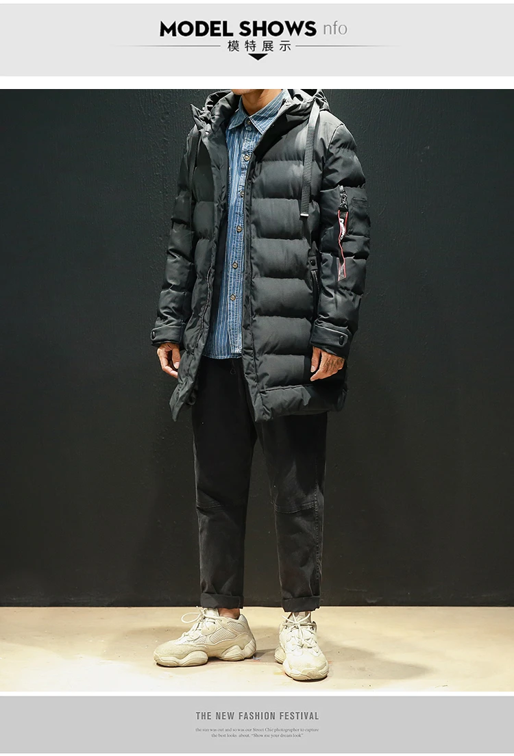 M-4XL, 5XL, длинное мужское зимнее пальто с капюшоном, длинное зимнее пальто, Мужская Толстая парка, мужские свободные теплые мужские зимние куртки и пальто