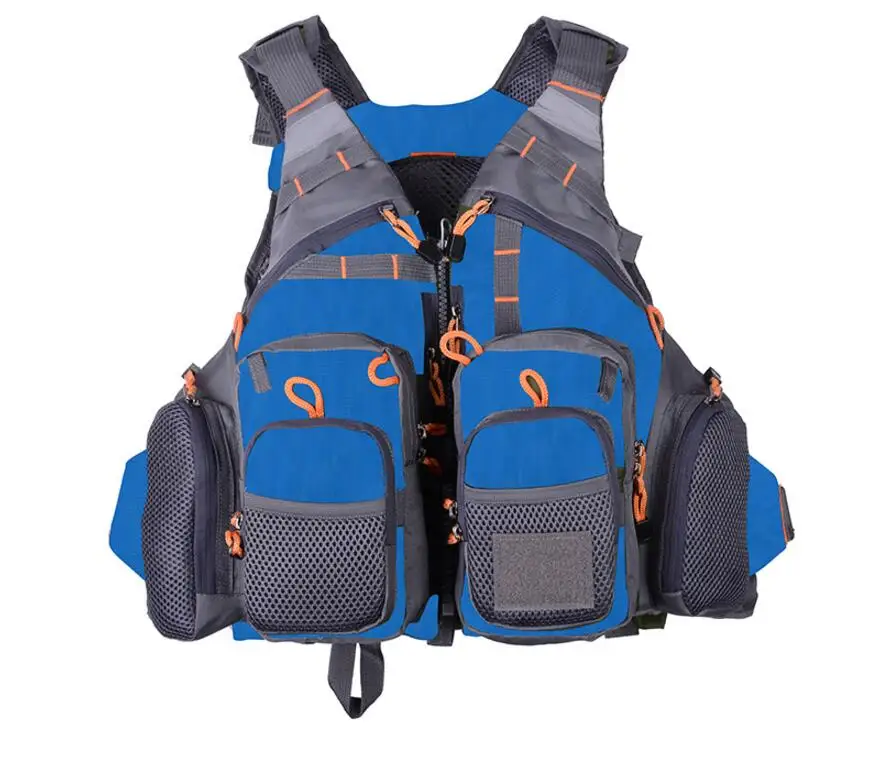 Летняя мужская Регулируемая сетчатая жилетка с несколькими карманами для