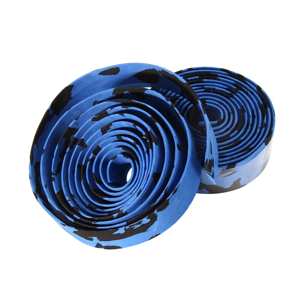 2Pcs Rubber Bicycle Cycling Handlebar Tape+2pcs Bar plug MTB Mountain Road Bike Handle Tape Accessories 5 Colors | Спорт и