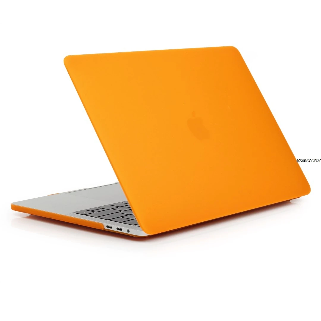 Матовый Жесткий Чехол для ноутбука Macbook Air retina 11 12 13 15 дюймов с сенсорной панелью чехол A1706 A1707 A1989 A1990 A1932
