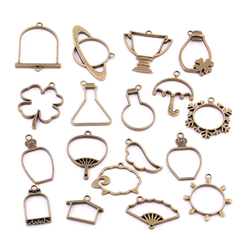 Сладкий колокольчик 16 шт смешанный зонтик птичья клетка веерный флакон крылышко