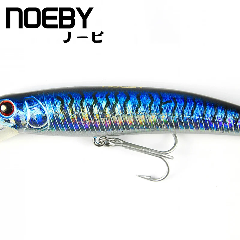 NOEBY 1Pcs Fishing Lure 90mm/7g Floating Minnow Leurre Dur Peche Souple Hard Bionic Bait Bass Lures VMC Treble Hooks | Спорт и