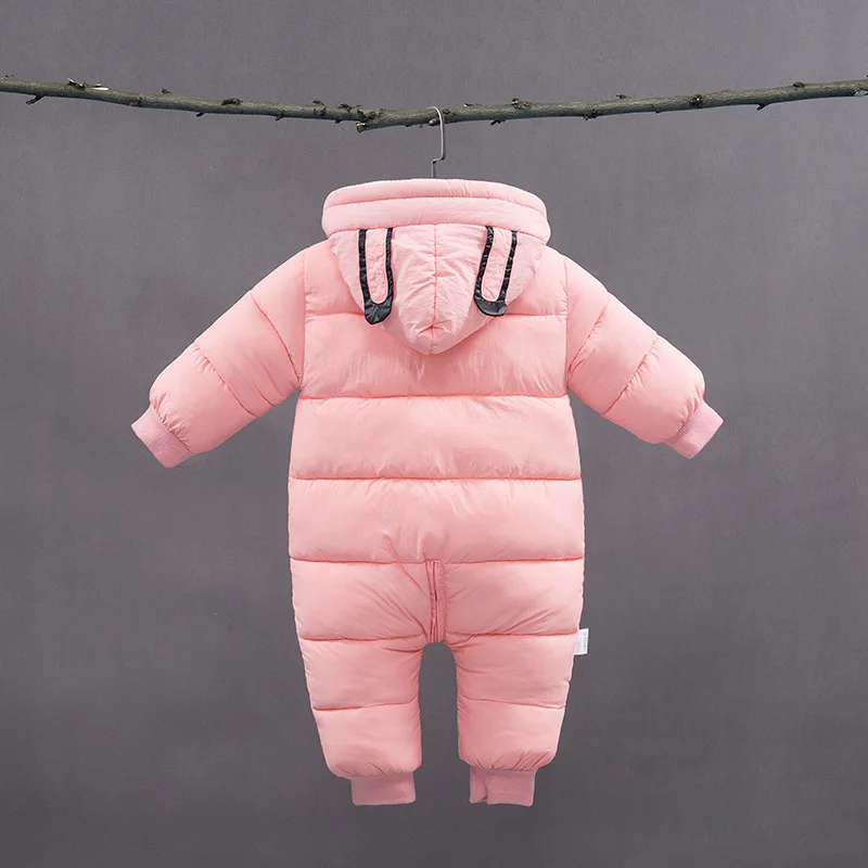 New Winter Plus velvet warm overalls kids coat Baby wear Newborn Snowsuit Boy Warm Romper Down Cotton Girl clothes Bodysuit 0-2Y | Детская