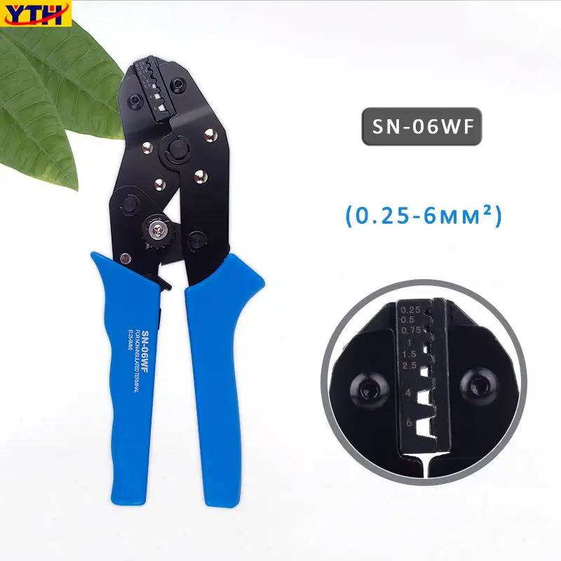 SN-06WF YTH SN-01BM обжимные плоскогубцы щипцы для обжима проводов обжимной инструмент электрические зажимы клемм пресс плоскогубцы многофункциональный инструмент ручные инструменты - Цвет: SN-06WF