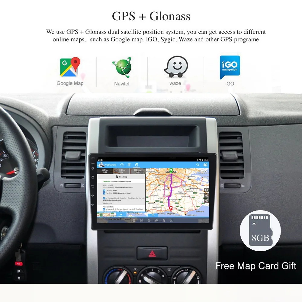 Android 9,0 автомобиль радио gps для Nissan X-trail 2008 2009 2010 2011 2012 2013 мультимедиа 10," ips Экран 8-ядерный 4 Гб Оперативная память 32 GB Rom