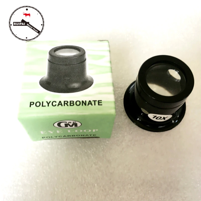 10х лупы увеличительное стекло Монокуляр для ремонта часов очков|glass for watches|watch glass