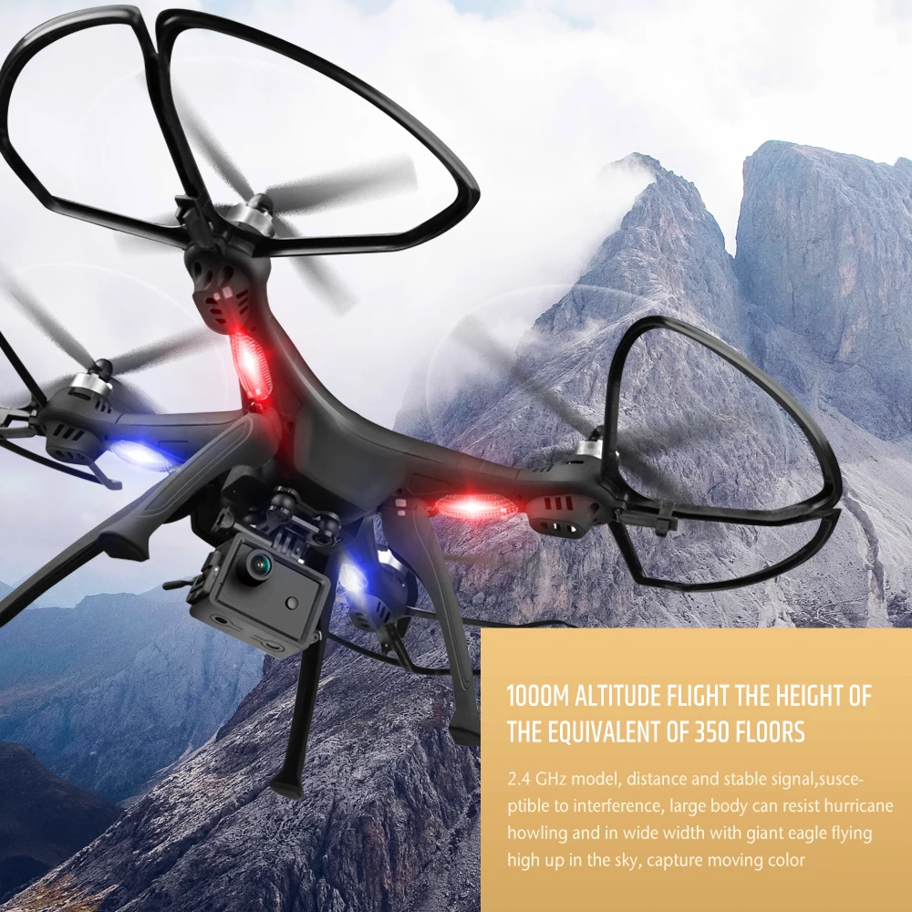 SYMA 5.8GHz GPS Drone WIFI FPV With 1080P HD Camera or Real-time Sony drone 1000 Meters Altitude Hold RC Quadcopter RTF | Игрушки и