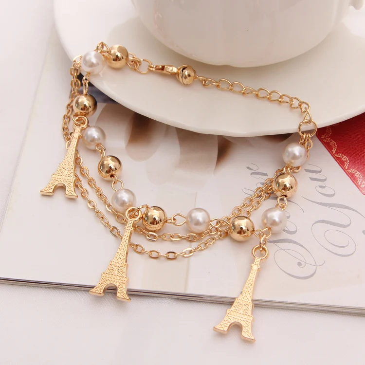 Indain ювелирные изделия мульти слоистые бусины браслеты из искусственного жемчуга