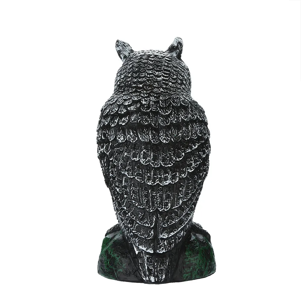 Большие реалистичные Сова приманка головы сорняков борьба с вредителями ворона