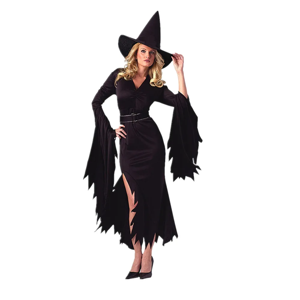 Женский костюм вампира платье ведьмы готическое темной королевы для взрослых