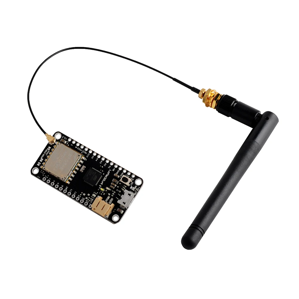 2 шт./лот 868 МГц LoRa32u4 II макетная плата Lora модуль IOT SX1276 HPD13 + IPEX SMA антенна аккумулятор
