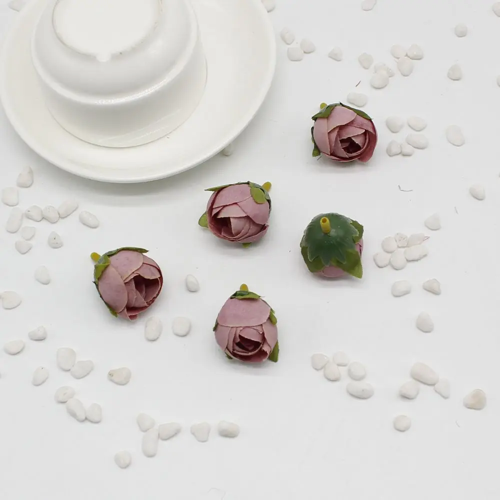 30 шт./лот шелковые бутоны с розами искусственные цветы для свадьбы вечерние