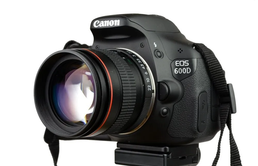 Lightdow 85 мм F1.8-F22 ручной фокус портретный объектив камеры для Canon EOS 550D 600D 700D 5D 6D 7D 60D DSLR камера s