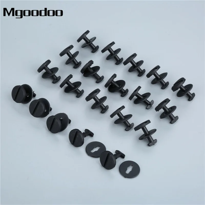 Mgoodoo 20 шт. автомобильный коврик зажимы для ковров Поворотный замок с шайбами