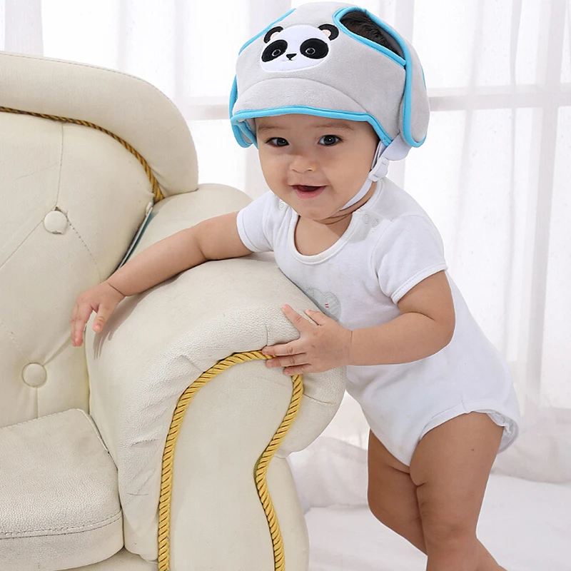 Newest Baby Safety Helmet Toddler Hat Protective Bumper Cap Cartoon Animals Walking Dropshiping | Детская одежда и обувь