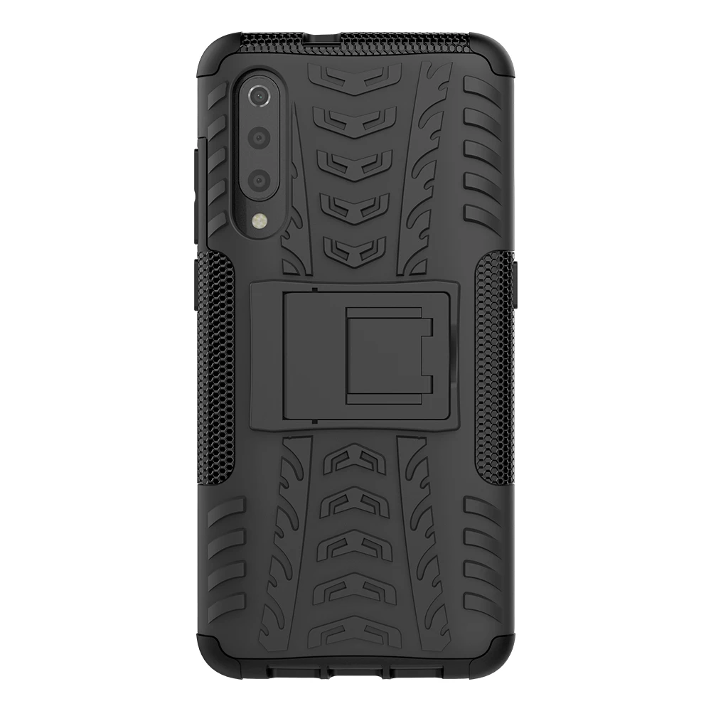 Для Xiaomi Mi 9 SE 8 A2 Lite 6X 5X Pocophone F1 Max 3 2 Чехол жесткий пластиковый мягкий силиконовый гибридный защитный чехол с подставкой PC+ TPU