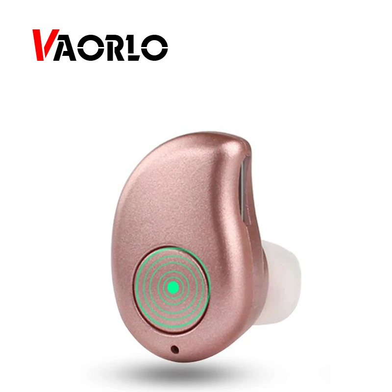 VAORLO Mini Bluetooth наушники S530 PLUS стерео беспроводные невидимые гарнитуры с микрофоном