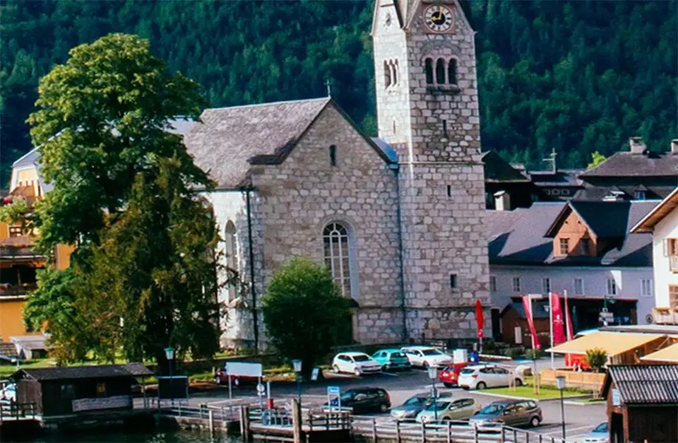 3d wallpaper custom photo living room mural Austria town landscape painting sofa TV background for wall | Обустройство дома