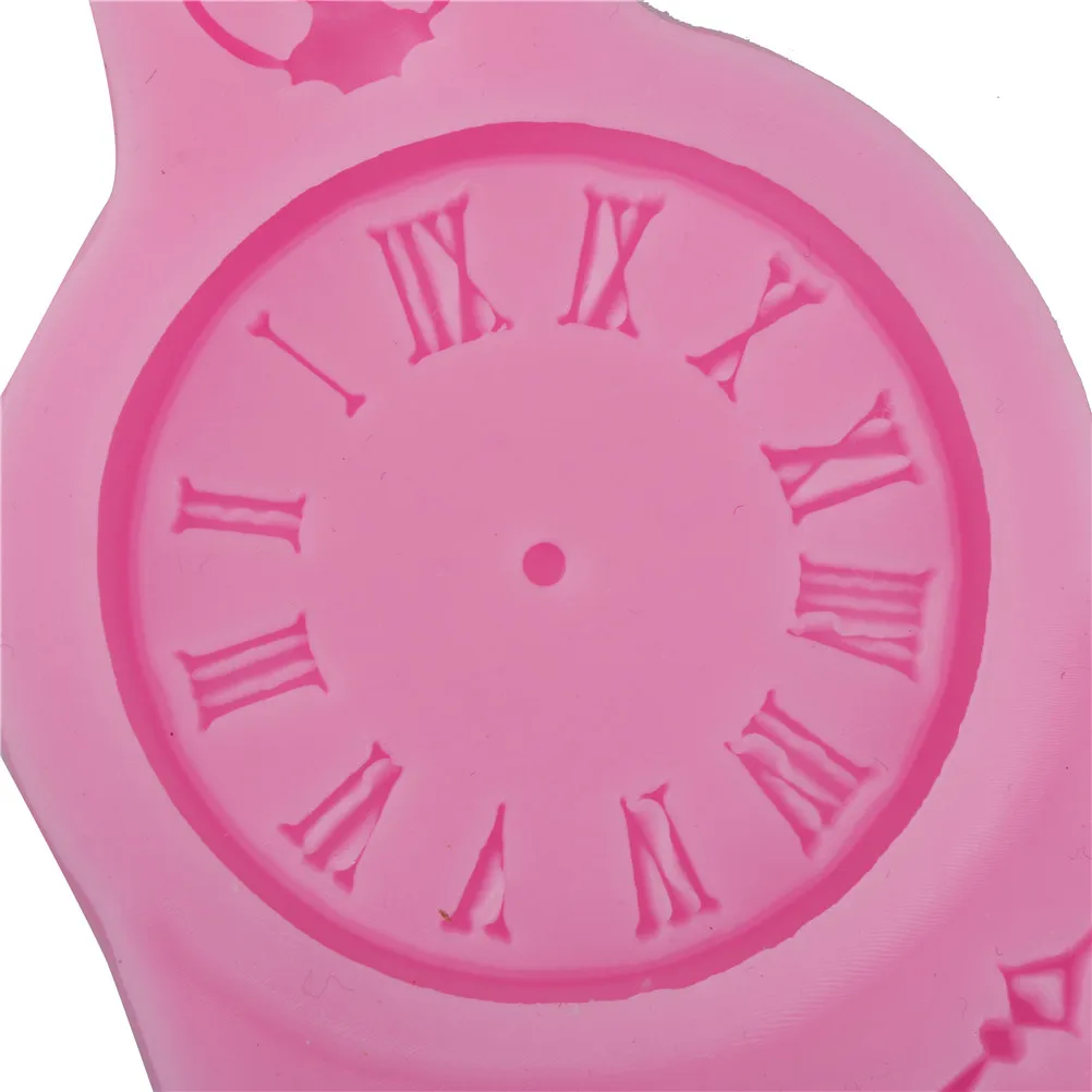 1 шт. форма часов помадка торт желе конфеты глина силиконовые шоколадные формы