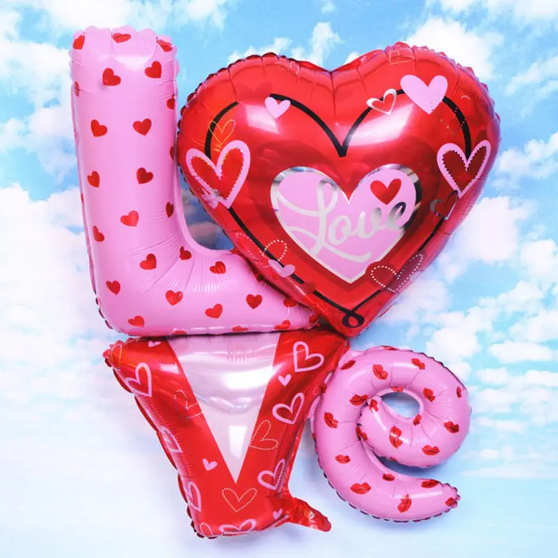 1 шт. Модный Романтический шар в форме любви сердца День рождения Свадебные