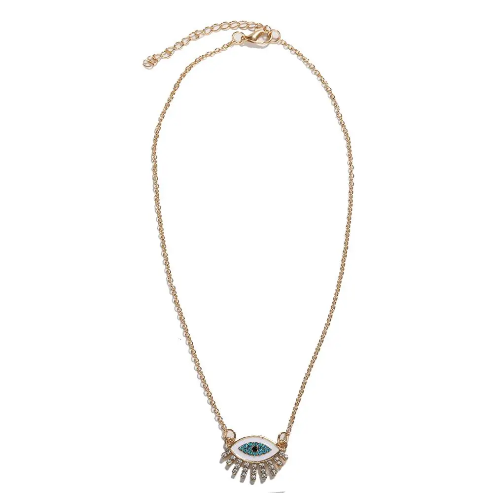 Модное ожерелье от сглаза Подвеска для женщин 2019 Новое корейское элегантное