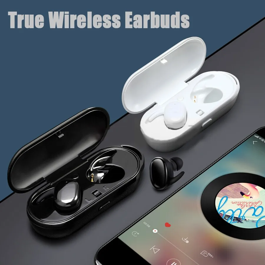 TWS Bluetooth 5 0 Беспроводные наушники IPX5 водонепроницаемые HIFI бас с микрофоном