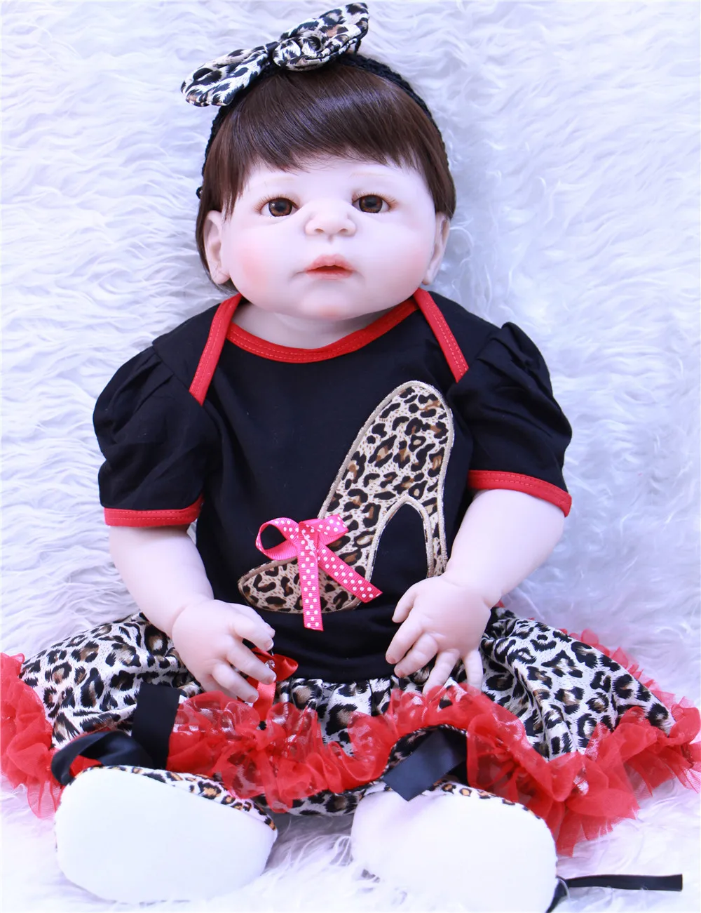 Реалистичная силиконовая кукла реборн для девочек 55 см|Куклы| |