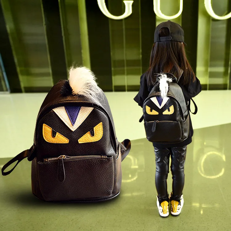 ГОРЯЧАЯ Мультфильм Мода Дети и Родители Рюкзаки Кожа Досуг Европейский Школьные